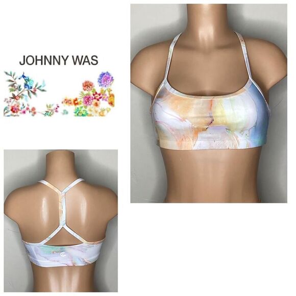 New. Calme by Johnny Was sports bra. XS. Retails $62 - Picture 1 of 8
